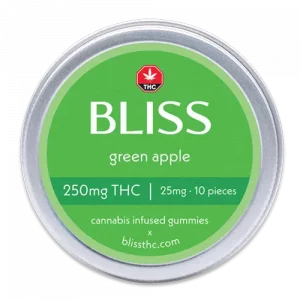 Front of Green Apple 250mg Tin