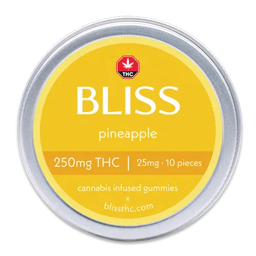 Front of Pineapple 250mg Tin
