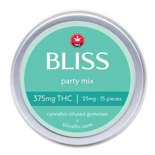 Front of Party Mix 375mg Tin